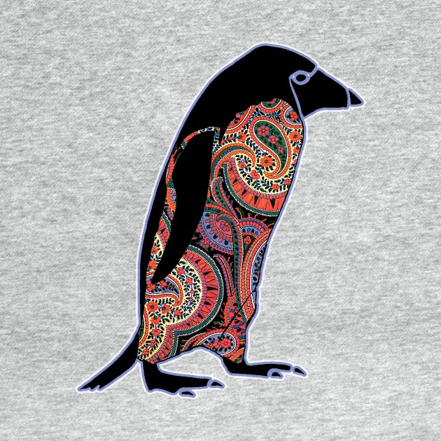 Penguin Paisley by Scarebaby